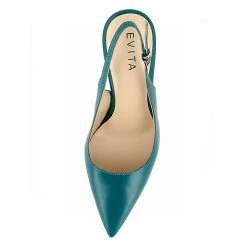 EVITA Damen Sling Pumps NATALIA Sling-Pumps - Petrol -LAURAVITA-Shop 11546141 06