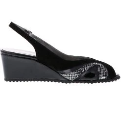 Vista Damen Slingpumps Schwarz - Schwarz -LAURAVITA-Shop 11710450 06
