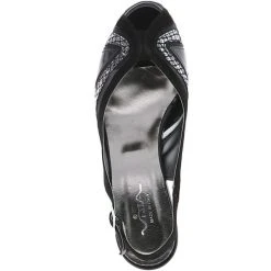 Vista Damen Slingpumps Schwarz - Schwarz -LAURAVITA-Shop 11710450 07