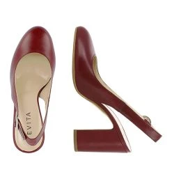 EVITA Damen Sling Pumps NICOLINA Sling-Pumps - Beere -LAURAVITA-Shop 14776003 05