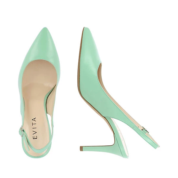EVITA Damen Sling Pumps EMANUELA Sling-Pumps - Mint 5 EVITA Damen Sling Pumps EMANUELA Sling-Pumps - Mint – Bild 5