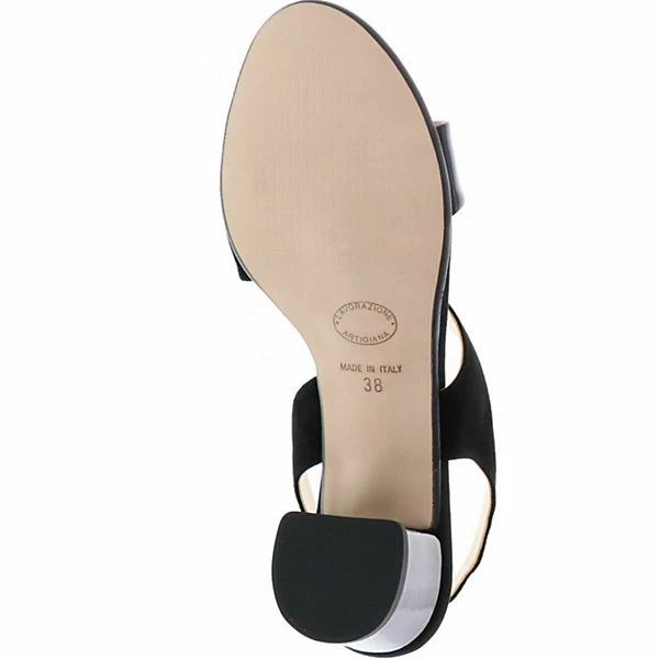 Vista Damen Sandaletten Sling Pumps High Heels Schwarz - Schwarz 3 Vista Damen Sandaletten Sling Pumps High Heels Schwarz - Schwarz – Bild 3