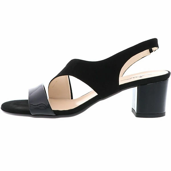 Vista Damen Sandaletten Sling Pumps High Heels Schwarz - Schwarz 5 Vista Damen Sandaletten Sling Pumps High Heels Schwarz - Schwarz – Bild 5