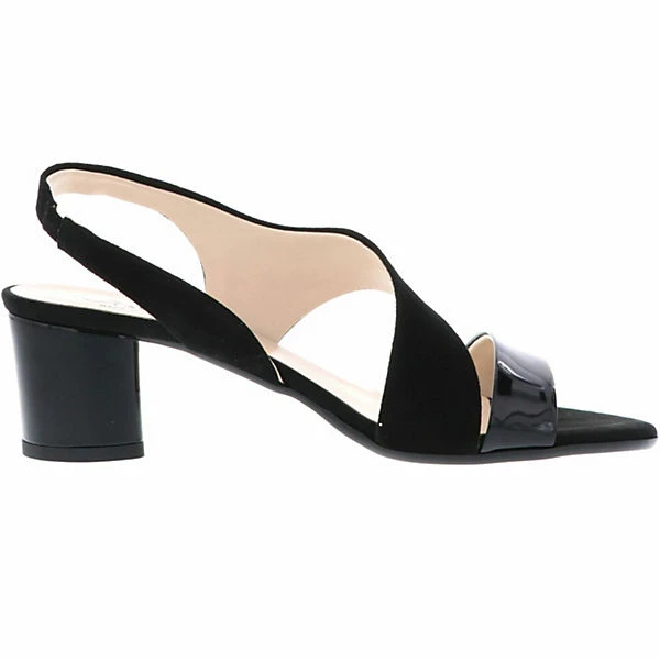 Vista Damen Sandaletten Sling Pumps High Heels Schwarz - Schwarz 6 Vista Damen Sandaletten Sling Pumps High Heels Schwarz - Schwarz – Bild 6