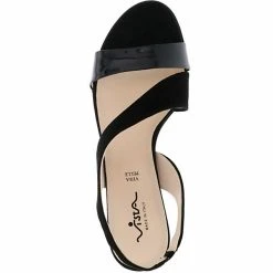Vista Damen Sandaletten Sling Pumps High Heels Schwarz - Schwarz 13 Vista Damen Sandaletten Sling Pumps High Heels Schwarz - Schwarz -LAURAVITA-Shop 14898368 07