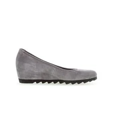 Gabor Keilpumps Rauleder Grau Keilpumps - Grau 7 Gabor Keilpumps Rauleder Grau Keilpumps - Grau -LAURAVITA-Shop 16268823 03