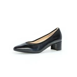 Gabor Elegante Pumps Glattleder Schwarz Klassische Pumps - Schwarz