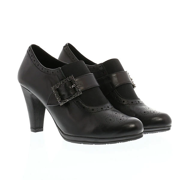 XAVER LUIS Pumps SOLANA - Hochfrontpumps Mit Strass-Schließe Hochfront-Pumps - Schwarz 2 XAVER LUIS Pumps SOLANA - Hochfrontpumps Mit Strass-Schließe Hochfront-Pumps - Schwarz – Bild 2