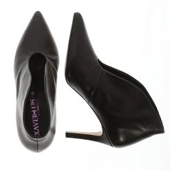 XAVER LUIS Pumps JULIE - Highcut Pumps Aus Feinem Leder Klassische Pumps -LAURAVITA-Shop 17588558 03