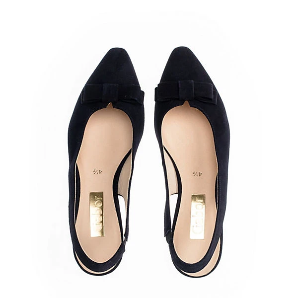 Gabor Slingpumps Rauleder Blau Sling-Pumps - Blau 2 Gabor Slingpumps Rauleder Blau Sling-Pumps - Blau – Bild 2
