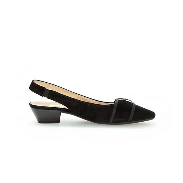 Gabor Slingpumps Rauleder Schwarz Sling-Pumps - Schwarz 3 Gabor Slingpumps Rauleder Schwarz Sling-Pumps - Schwarz – Bild 3