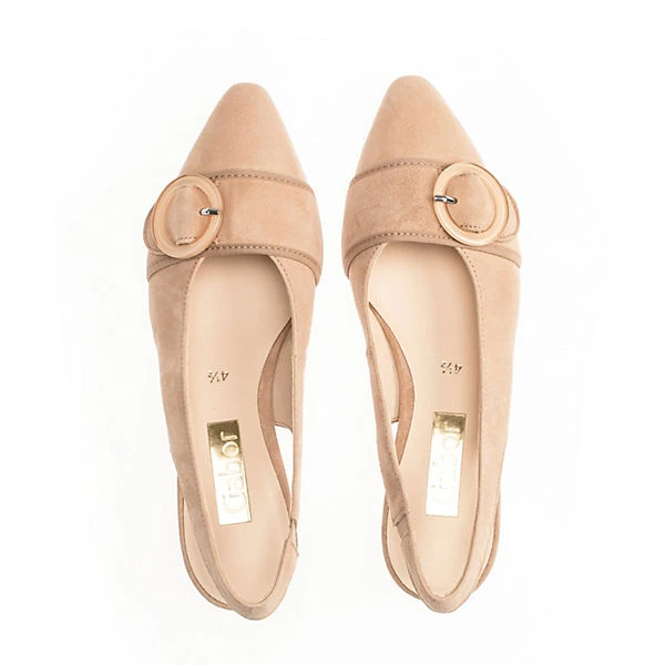 Gabor Slingpumps Rauleder Beige Sling-Pumps - Beige 2 Gabor Slingpumps Rauleder Beige Sling-Pumps - Beige – Bild 2