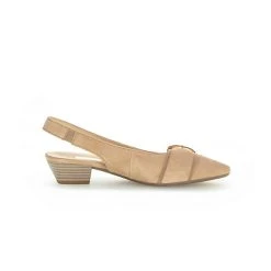 Gabor Slingpumps Rauleder Beige Sling-Pumps - Beige 7 Gabor Slingpumps Rauleder Beige Sling-Pumps - Beige -LAURAVITA-Shop 19580563 03