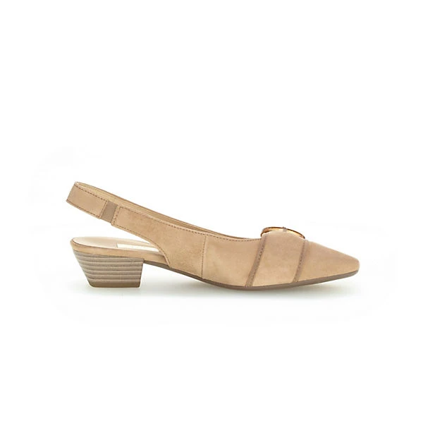 Gabor Slingpumps Rauleder Beige Sling-Pumps - Beige 3 Gabor Slingpumps Rauleder Beige Sling-Pumps - Beige – Bild 3
