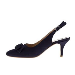 LAURAVITA-Shop 41 XAVER LUIS Pumps MINA - Spitze Sling-Pumps Mit Schleife Sling-Pumps