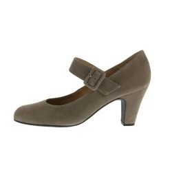 XAVER LUIS Pumps LISA - Spangenpumps Mit Bezogener Schließe Spangenpumps