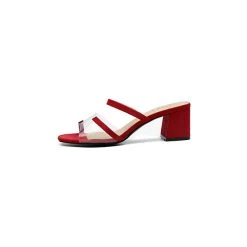 Celena Block Heel CATRIONA Klassische Pumps - Rot