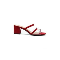 Celena Block Heel CATRIONA Klassische Pumps - Rot -LAURAVITA-Shop 25358222 04