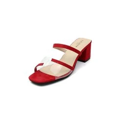 Celena Block Heel CATRIONA Klassische Pumps - Rot -LAURAVITA-Shop 25358222 05