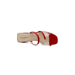Celena Block Heel CATRIONA Klassische Pumps - Rot -LAURAVITA-Shop 25358222 06