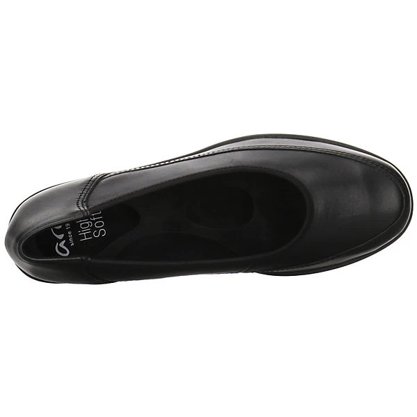Ara Damen Pumps Schuhe Zürich Pumps Elegant Klassisch Glattleder Uni Keilpumps - Schwarz 8 Ara Damen Pumps Schuhe Zürich Pumps Elegant Klassisch Glattleder Uni Keilpumps - Schwarz – Bild 8