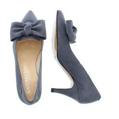 XAVER LUIS Pumps MARA - Pumps Mit Großer Lederschleife Klassische Pumps -LAURAVITA-Shop 27383526 03