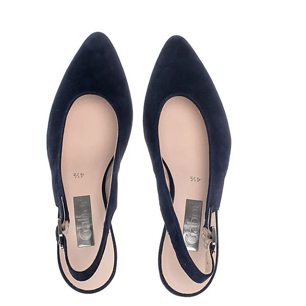 Gabor Sling-Pumps - Dunkelblau 6 Gabor Sling-Pumps - Dunkelblau – Bild 6