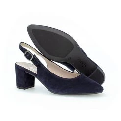 Gabor Sling-Pumps - Dunkelblau 13 Gabor Sling-Pumps - Dunkelblau -LAURAVITA-Shop 28364643 07