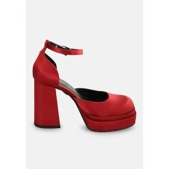 Buffalo Pumps May Dorsay Klassische Pumps - Rot -LAURAVITA-Shop 29171477 06