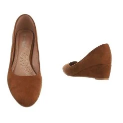 Ital-Design Keilpumps , Keilabsatz/Wedge, - Camel 5 Ital-Design Keilpumps , Keilabsatz/Wedge, - Camel -LAURAVITA-Shop 29239554 03
