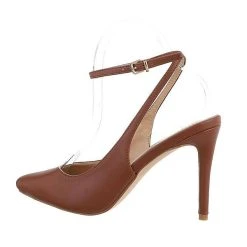 Ital-Design Schnür- & Riemchenpumps Schnalle, Pfennig-/Stilettoabsatz,