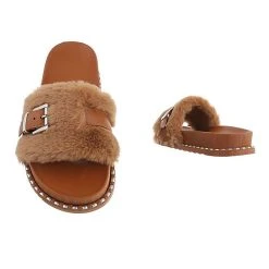 Ital-Design Hausschuhe , Flach, Offene Ferse -LAURAVITA-Shop 29248402 03