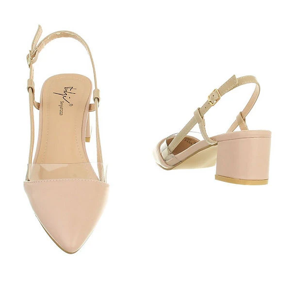 Ital-Design Schnür- & Riemchenpumps Knöchelriemen, Blockabsatz, Riemen 3 Ital-Design Schnür- & Riemchenpumps Knöchelriemen, Blockabsatz, Riemen – Bild 3