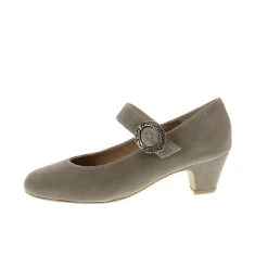 XAVER LUIS Pumps BETTY - Spangenpumps Mit Dirndl-Schließe Spangenpumps