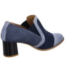 Maciejka Damen Pumps Schuhe Pumps Elegant Klassisch Lederkombination Geometrisch Klassische Pumps - Blau -LAURAVITA-Shop 29504231 05