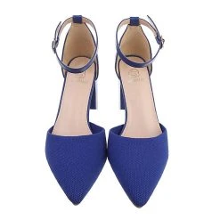 Ital-Design Schnür- & Riemchenpumps Knöchelriemen, Blockabsatz, Riemen -LAURAVITA-Shop 29596744 04