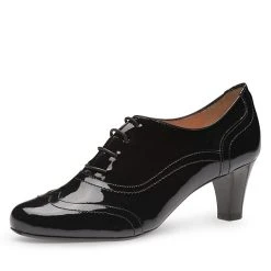 LAURAVITA-Shop 18 EVITA Damen Schnürpumps GIUSY Klassische Pumps - Schwarz