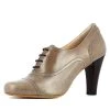 EVITA Damen Schnürpumps MARIA Klassische Pumps - Taupe