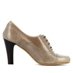 EVITA Damen Schnürpumps MARIA Klassische Pumps - Taupe -LAURAVITA-Shop 5350502 05