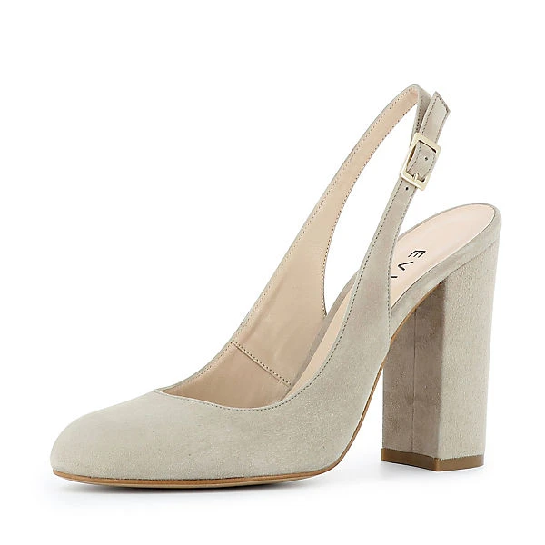 EVITA Damen Sling Pumps ILENEA Sling-Pumps - Grau/beige 1 EVITA Damen Sling Pumps ILENEA Sling-Pumps - Grau/beige
