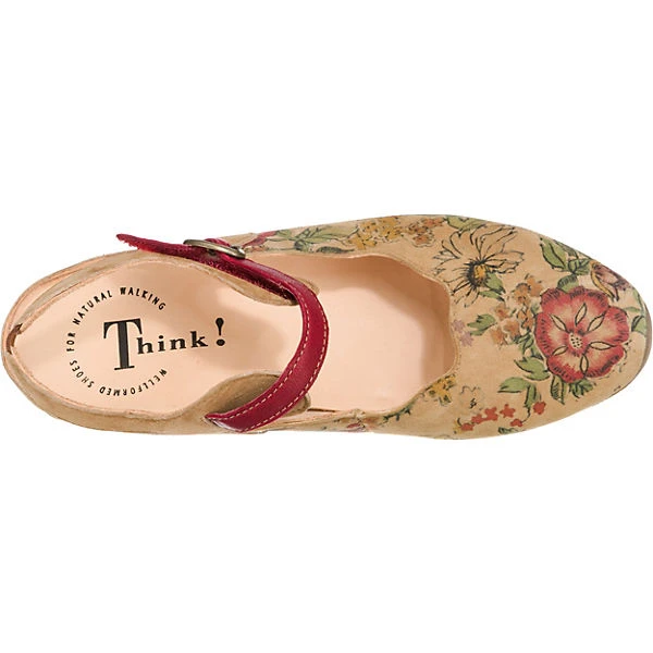 Think! Aida Sling-Pumps - Braun-kombi 5 Think! Aida Sling-Pumps - Braun-kombi – Bild 5