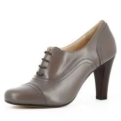 LAURAVITA-Shop 16 EVITA Damen Schnürpumps MARIA Klassische Pumps - Taupe