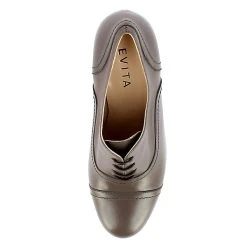 EVITA Damen Schnürpumps MARIA Klassische Pumps - Taupe -LAURAVITA-Shop 7559432 06