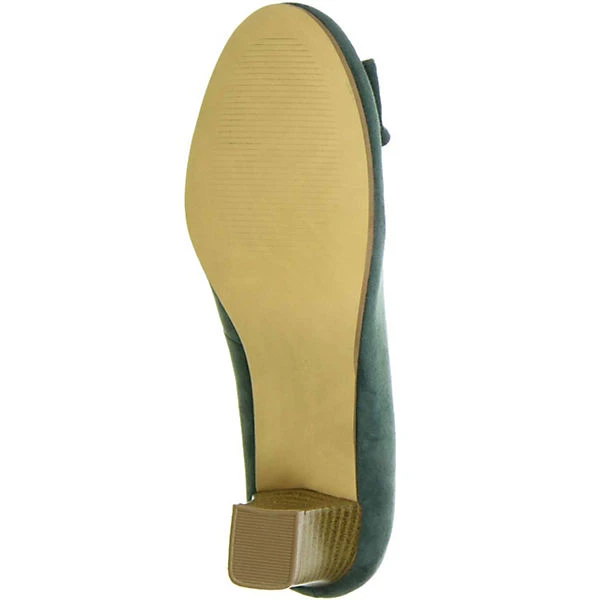 Vista Damen Trachtenschuhe Almhaferl Pumps Grün 3 Vista Damen Trachtenschuhe Almhaferl Pumps Grün – Bild 3